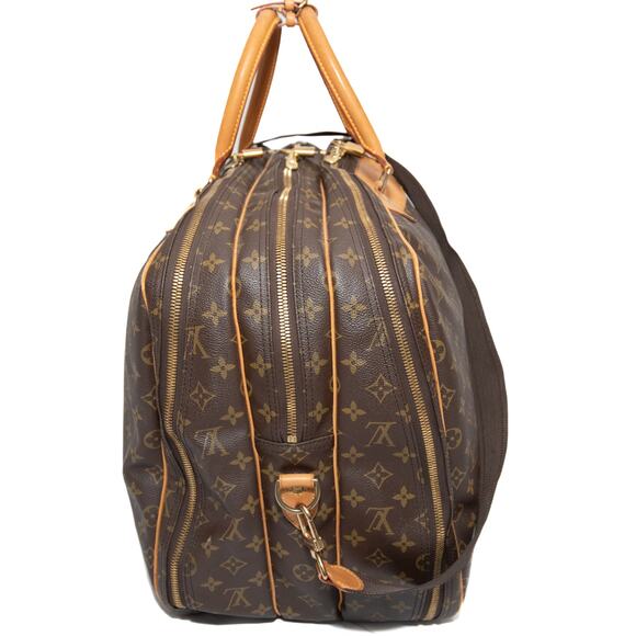 Louis Vuitton Monogram Alize 3 Poches Soft Sided Suitcase Luggage Lock And Keys - Picture 3 of 16